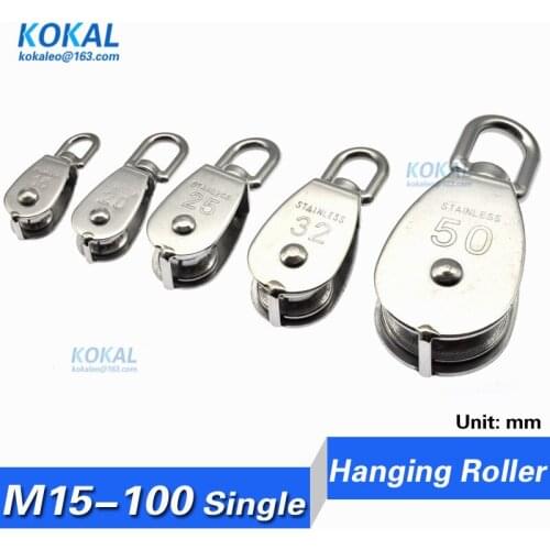 [S-M] 2pcs/lot Metal sheave Zinc alloy fixed pulley crown block and tackle Lifting wheel Mini Single/Double Pulley for DIY