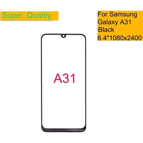 10Pcs/lot For Samsung Galaxy A31 Touch Screen Front Glass Panel LCD Outer Display Lens A31 A315 SM-A315F/DSN Front Glass