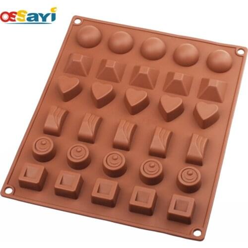 Silicone Chocolate Mold Cute Lovely Heart-shaped Chocolate Candy Baking Fondant Mould
