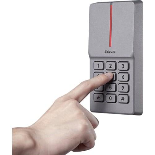 SKey2 Wiegand Metal Waterproof Dual RFID Touch Keypad Reader Standalone Access Controller 2000users for Hotel Home & Office