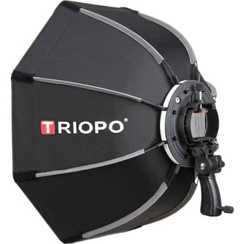 TRIOPO 90cm Photo Octagon Umbrella Light Softbox with handle For Godox V860II TT600 photography studio accessories soft Box