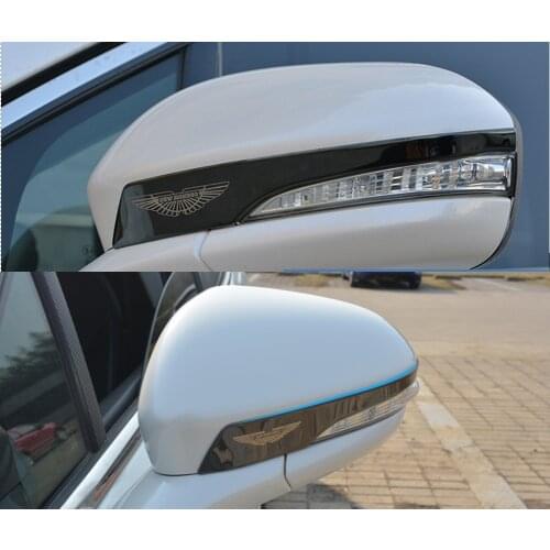 Car Styling Stainless Steel Door Side Rearview Mirror Cover Sticker Trim For Ford Mondeo Fusion 2013-2018 Auto Accessories