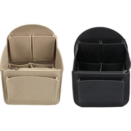 HOT Felt Backpack Insert Organizer Storage Bag Universal Bag In Bag Men Women Shoulder Tote Bags Handbag Organizers