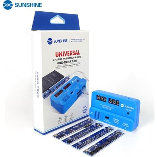SUNSHINE SS-909 Universal Battery Activation Board for Mobile Phone Quick charging PCB Tool for iPhone Android Phone Send Tools