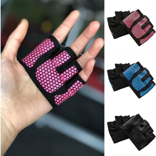 Four Finger Women Workout Gloves Fitness Gym Yoga Exercise Hand Palm Protector Exercise Sport Workout Glove for Men Wome