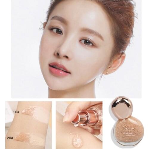 1 Pcs Liquid Foundation Lightweight Breathable Nourishing Moisturizing Skin Natural Foundation Cream Makeup Cosmetics Maquiagem