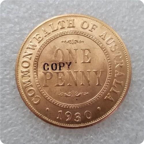 1930 AUSTRALIAN PENNY COPY commemorative coins-replica coins medal coins collectibles