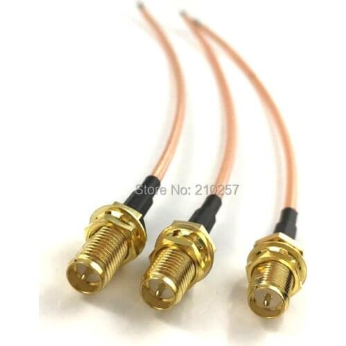 5pcs Rp-Sma Female Connector Cable to Welding Open End RG178 Cable 15cm For Wireless Router