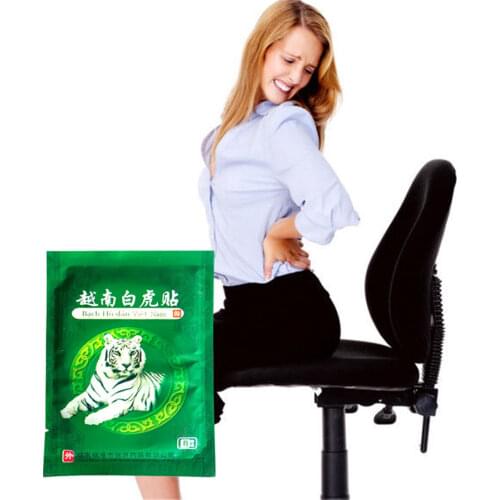 8Pcs/Bag Far IR heating Medical Vietnam White Tiger body Pain Relief Patch Rheumatoid arthritis Muscle/Neck Joint Knee Pain Plas