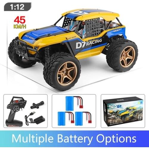 Wltoys XK 12402-A D7 1/12 4WD RC Car 550 Motor 45Km/H High Speed Desert Buggy Rock Racing Crawler Off Road Truggy RC Vehicle Car