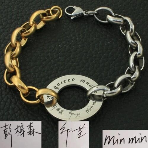 Браслеты с гравировкой Bijuterii China At AliExpress