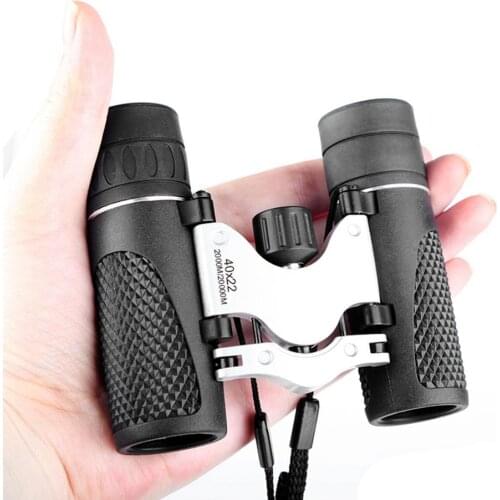 Binocular 40x22 Bird Watching Travel Adult Binocular Folding Telescope Waterproof Hunting Sport Outdoor Camping Travel Equipment