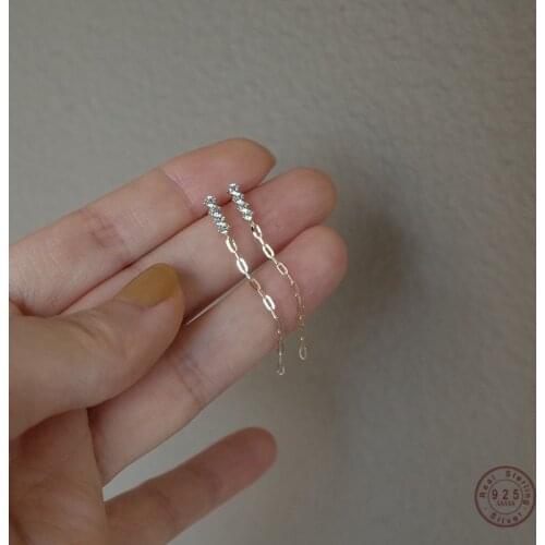 925 Sterling Silver Heart Pendant Necklace Women Pavé Crystal 14k Gold Plating Clavicle Chain Exquisite Temperament Jewelry