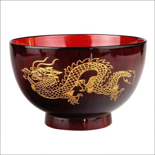 Solid Wood Bowl Serving Tableware for Rice, Soup, Dip, Coffee, Tea, Decoration
