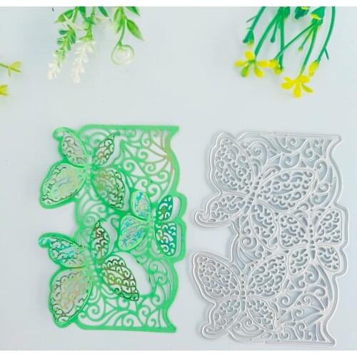 Butterfly flying three-dimensional flower decoration metal cutting mold, DIY scrapbook, photo album, relief card
