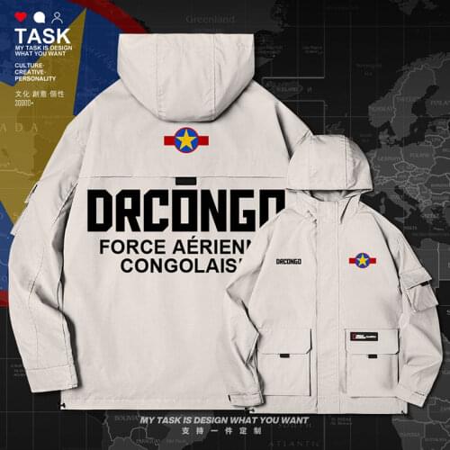 DR Congo COD men jacket hooded air force logo army fan Tactical Military fashion top chaquetas hombre new mens autumn clothes