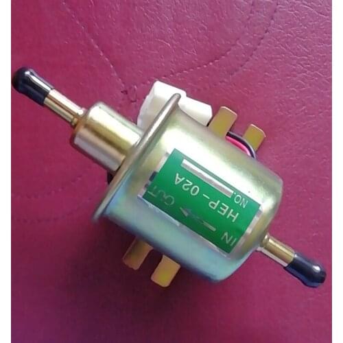 6V Electric Fuel Pump Diesel Petrol 6 Volt Universal Gas Diesel Inline Low Pressure Electric Fuel Pump HEP-02A