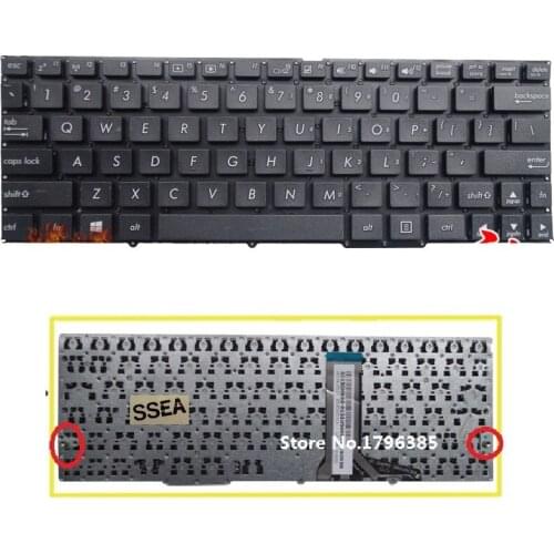 SSEA Brand New laptop US Keyboard For ASUS T100 T100A T100TA T100H Keyboard without frame free shipping