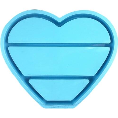 Love Heart Shaped Jewelry Organizer Epoxy Resin Mold Storage Box Casting Silicone Mould DIY Crafts Home Decorations Making Tools