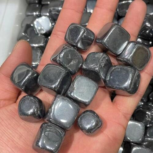 Natural polished hematite stone mineral crystal tumbled Stones