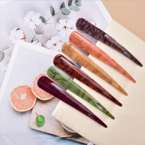 New Fashion Candy Color Duckbill Clip Acetic Acid Hair Clip Hair Styling Accessories Acrylic Hairpin Barrette Headwear