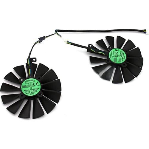 Single/Dual Fan Radiator Cooler Cooling Fans for Asus GTX 1080Ti T129215SMGraphics Card