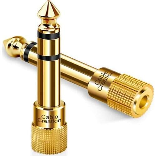 6.5mm Male to 3.5mm Female Audio jack Adapter electronic keyboard electric guitar piano amplifier speaker headphone Adapter