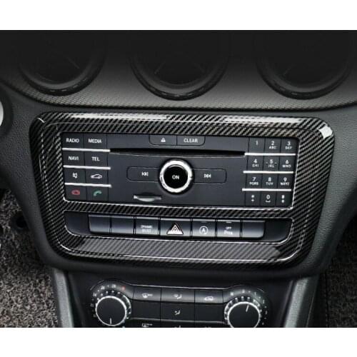 Fit for Benz a180 gla200 cla260 interior modification center control CD panel paste a / b200cd adjustment decorative frame