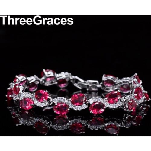 ThreeGraces Jewelry Pink Bracelets