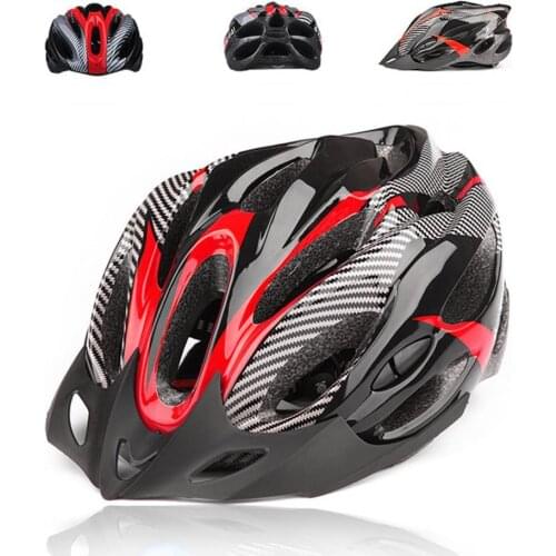 Unisex Stripe Pattern Bicycle Helmet Outdoor Sport Bike Cycling Tool Accessory Bicycle Helmet