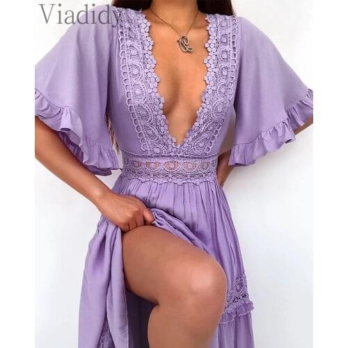 Viadidy Flared Summer Dresses