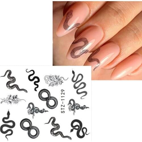 10Pcs Waterproof Van Gogh Design DIY Nail Art Stickers Decal Manicure Decor