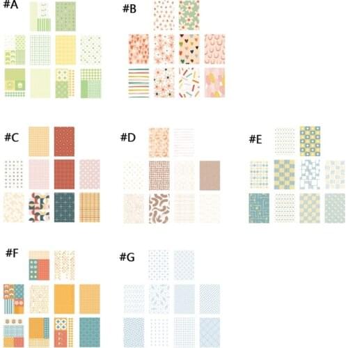 YYDS 50 Pcs Sweet Scrapbooking Diary Album Vintage Series Material Stationery Background Note Paper Journaling Diary Supplies