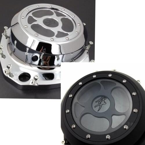Aftermarket Free Shipping Parts For Motorcycle Suzuki GSX1300R Hayabusa B-king 1999-2019 CHROME See Through Engine Clutch Cover