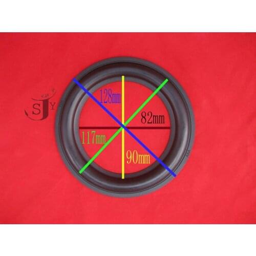 2 piece 5 inch 5" to repair woofer bass loudspeaker speaker rubber surrounds :117A 82mm 90mm 117mm 128mm