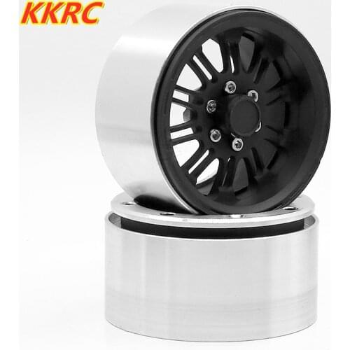 4pcs Aluminum 2.2 Beadlock Wheel Rims for 1/10 RC Car Axial SCX10 RR10 Wraith 90048 90018 Traxxas TRX4 TRX-6