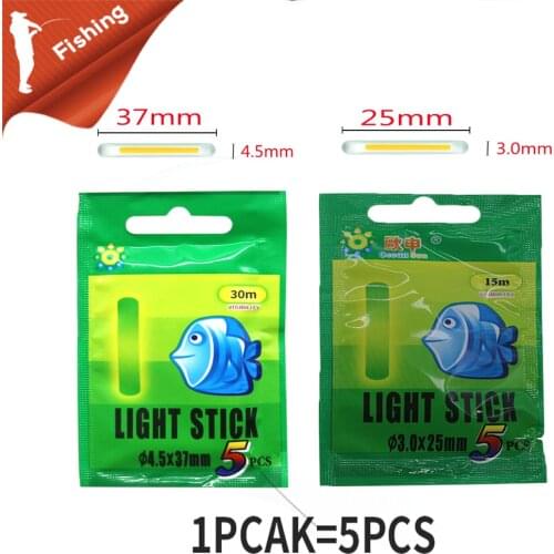 5/25/50 PCS Fishing Float Fluorescent Lightstick Light Night Float Rod Lights Dark Glow Stick Useful Lots Fishing/Party