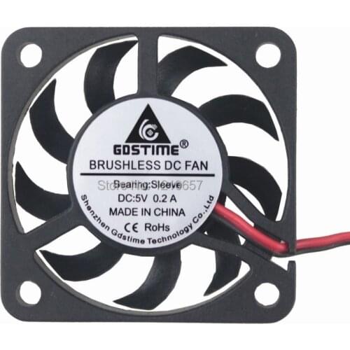 5Pieces lot Gdstime 40mm 4cm 40x7mm 4007 DC 5V 2Pin Reverse Air Ventilation Cooler Cooling Fan