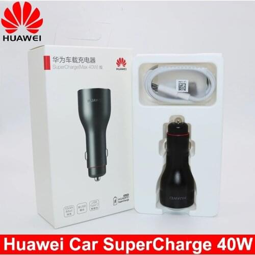 Huawei CP37 Car Charger Huawei SuperCharge 40W Super Charge CarCharger 2 For Huawei Matep 30 20 p20 p30 30 Pro Honor 6 6SE 5 5i