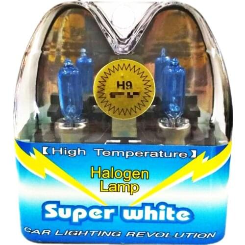2Pcs H9 12V 100W Auto Xenon Halogen Bulbs H9 Car Headlight Bulb Low Beam Fog Light Bulbs H9 Bulb Car Head Light Lamp 5000K White
