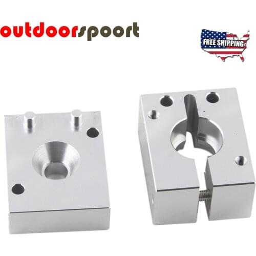 Baffle Cone Cups Guider Aluminum Jig Drill Fixture Kit for 7/8''OD cups, 1.05''OD End Cap Solvent Trap Filter