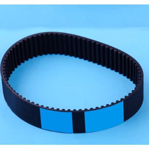 Black HTD375-5M 75 Teeth 5mm Pitch Rubber Cogged Industrial Timing Belt 375mm