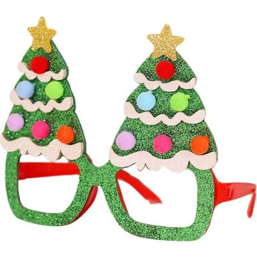 Christmas Santa Elk Snowman Tree Children Glasses Party Decor Photography Props Xmas Headband