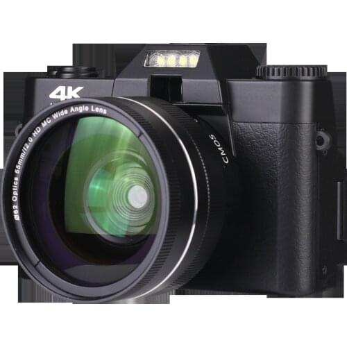 HD 4K 16X Digital Camera Micro Single Retro with WiFi Professional Digital Camera Vlog External Lens Suitable for Family Travel