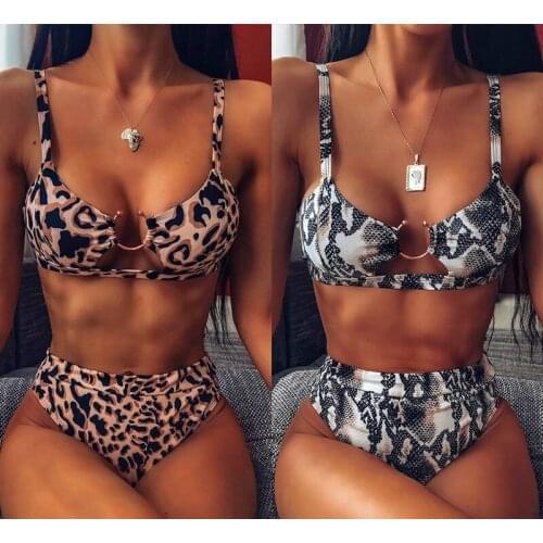 Two-Piece Suits Bikini Set Women Swimsuits Swimming Suit For Women Beach Clothing Clothes Summer Wire Free With Pad Swimwear
