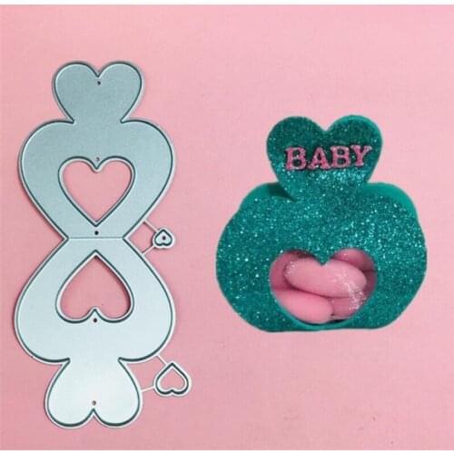 Candy Box Metal Cutting Dies Stencil DIY Scrapbooking Album Paper Card Template Mold Embossing Decoration