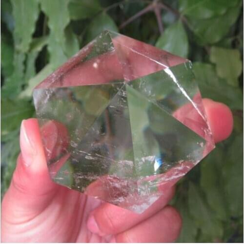 Crystal Pyramid New Type Hexagonal Pyramid 6 Faced Natural Clear Quartz Cap Pyramid Reiki Healing