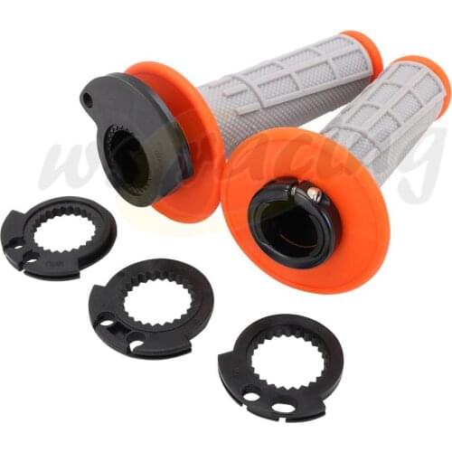 Motorcycle Rubber Handlebar Lock-on Grip Handle Bar Grip Throttle Tube Set For KTM SX SX-F EXC EXC-F XC XC-F XC-W TPI SIX DAYS