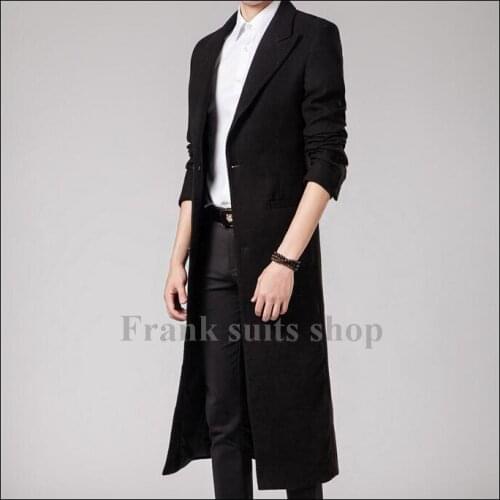 Custom made 2017 New design fall and winter clothing Korean Slim woolen coats jacket Men Costumes outerwear