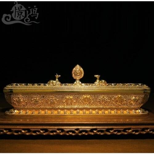Nepal alloy all eight auspicious lie the incense burner Aroma stove with bladder tantric Buddhism supplies